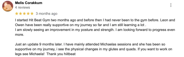 HIITBEAT member review 13
