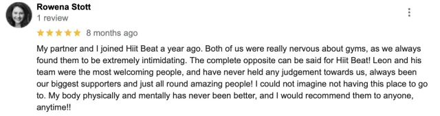 HIITBEAT member review 14